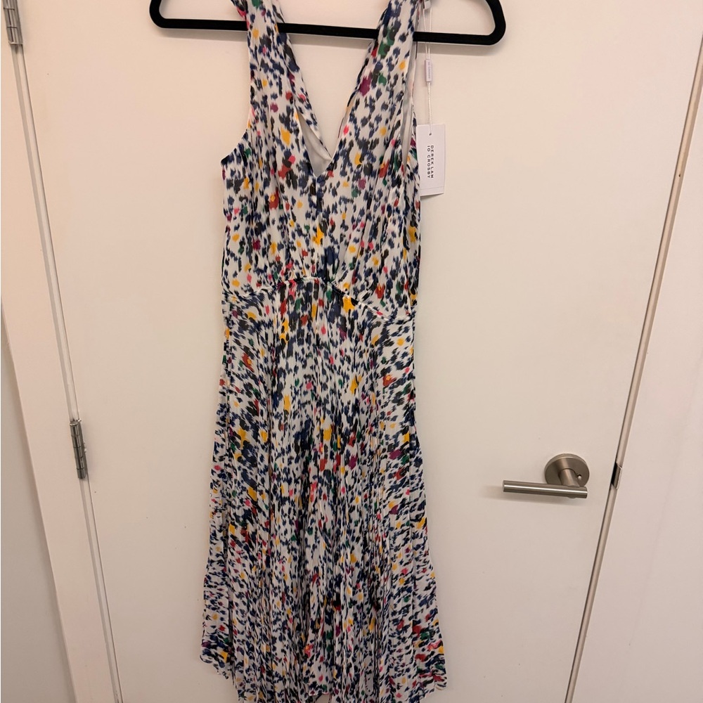 10 Crosby Derek Lam Asymmetrical Multicolor Dress - Picture 3 of 4